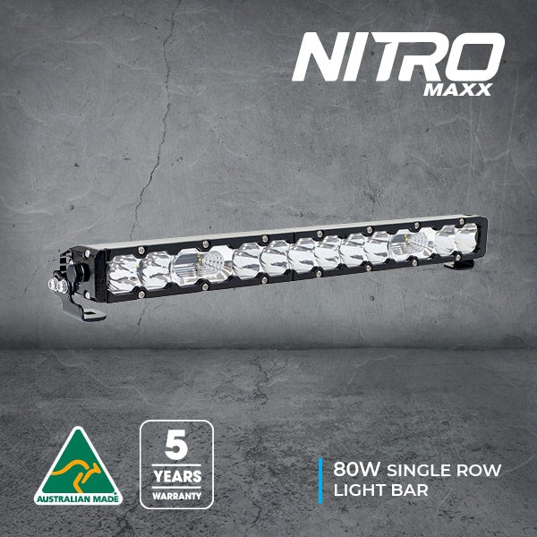 Nitro Maxx 80W 21″ Single Row Light Bar
