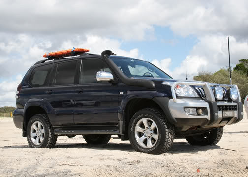 SAFARI SNORKEL- TOYOTA PRADO 120 SERIES