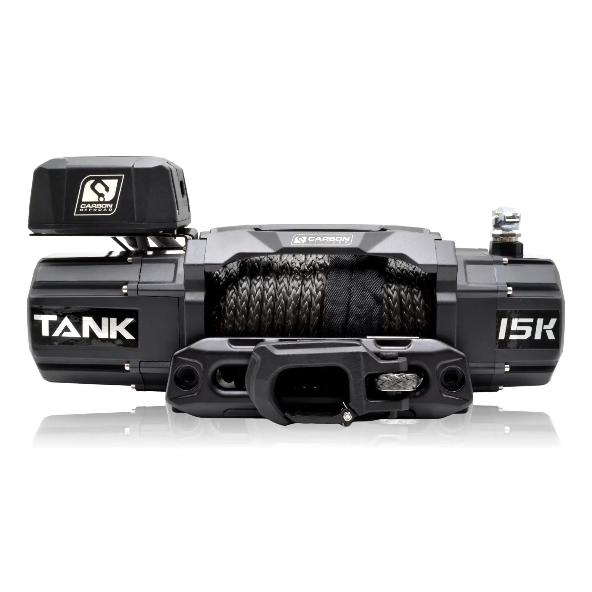 Carbon Tank 15000lb Large 4x4 Winch Kit IP68 12V