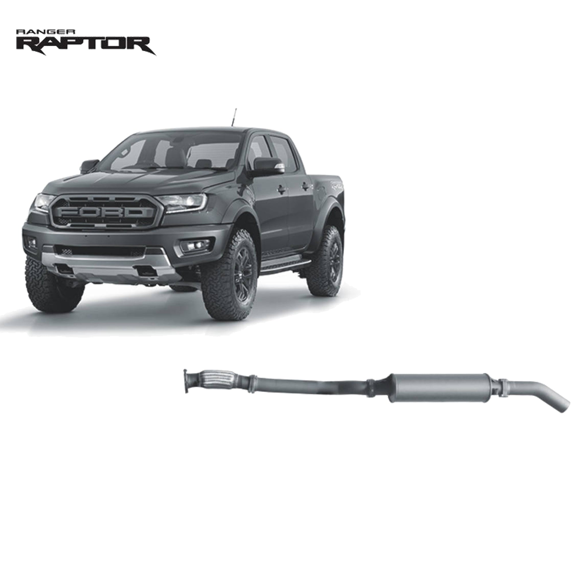 Redback Extreme Duty Exhaust to suit Ford Raptor 2.0L Bi-Turbo (10/2018 - 05/2022)