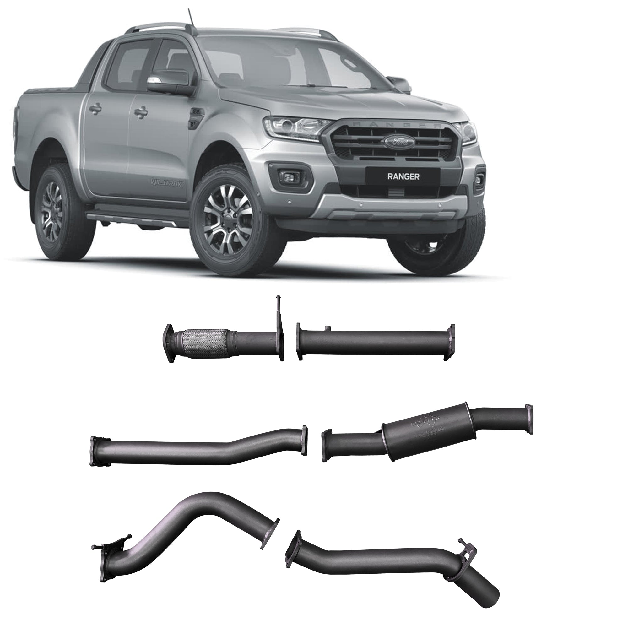 Redback Extreme Duty to suit Ford Ranger 2.0L Bi-Turbo (10/2018 - on)