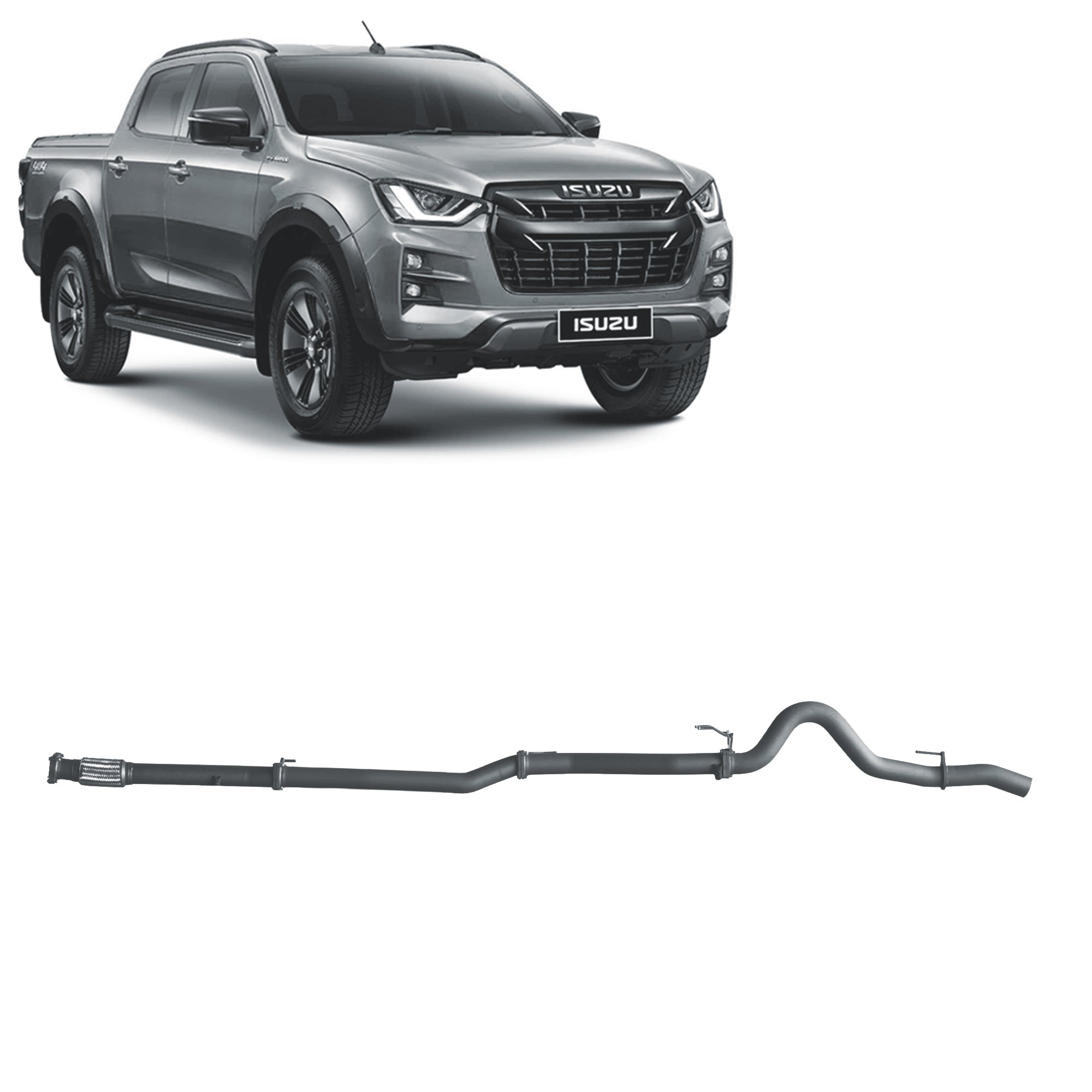 Redback Extreme Duty Exhaust to suit Isuzu D-MAX (07/2020 - on)