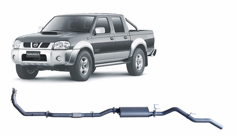 Redback Extreme Duty Exhaust to suit Nissan Navara D22 2.5L (01/2008 - 10/2015)