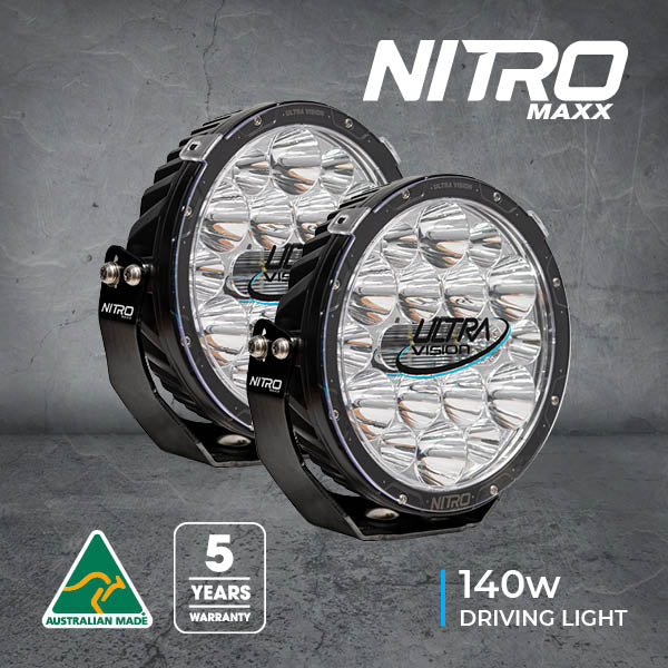 Ultra Vision Nitro 140 Maxx 9" LED Driving Lights