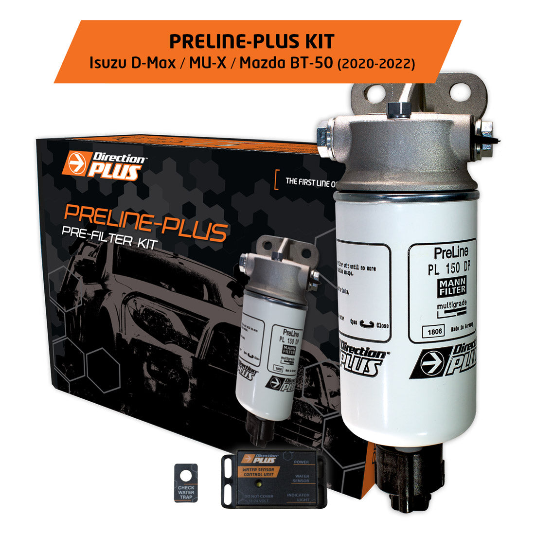 Preline-Plus Diesel Pre-Filter Kit - Isuzu D-Max / MU-X & Mazda BT-50 (2020-Current)