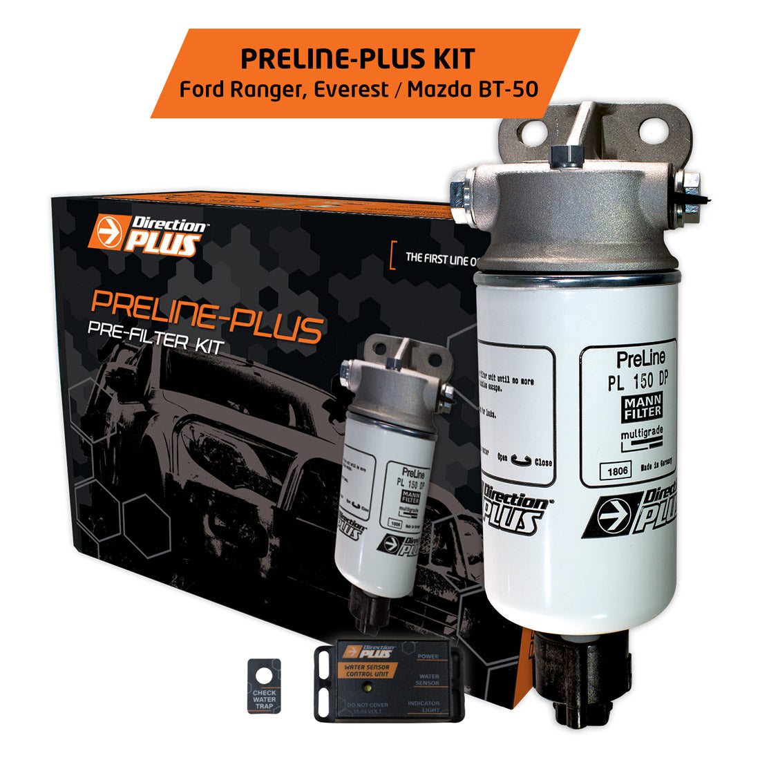 Preline-Plus Diesel Pre-Filter Kit - Ford Ranger & Everest / Mazda BT-50 (2011-2020)