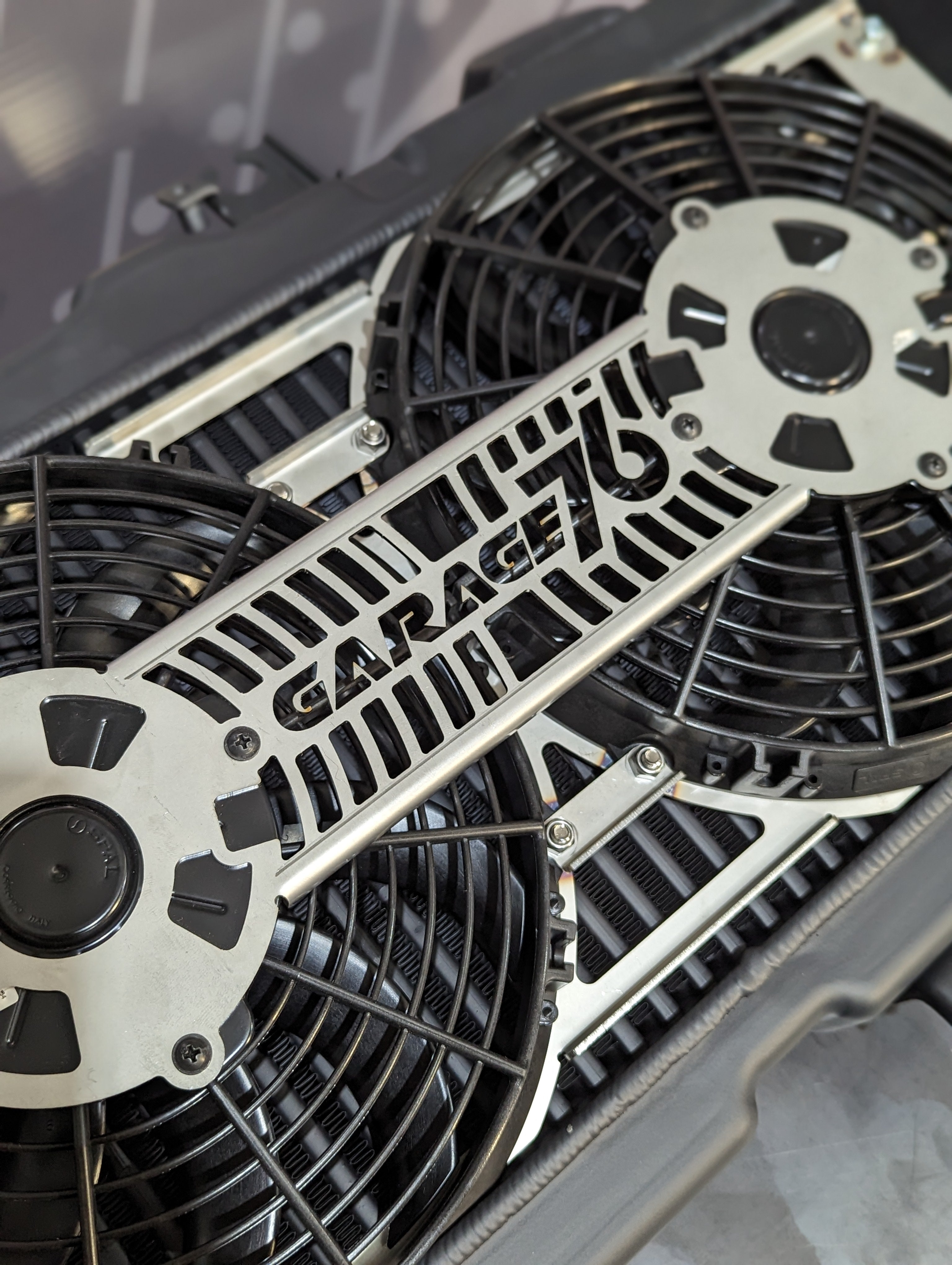 Vdj76 Radiator G76 Intercooler Fan Kit - Landcruiser VDJ70 & VDJ200 Series - Garage76 ...