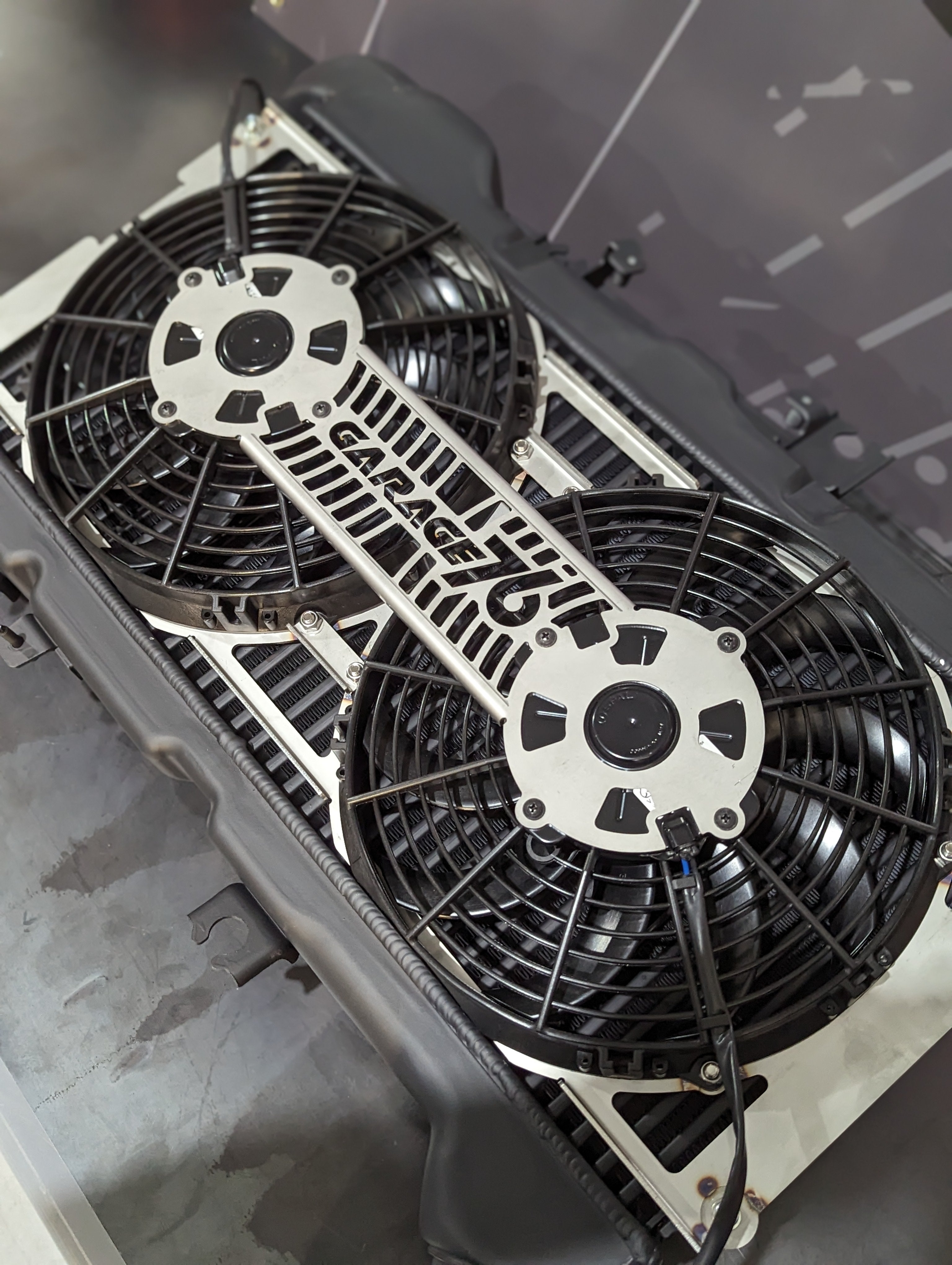 Vdj76 Radiator G76 Intercooler Fan Kit - Landcruiser VDJ70 & VDJ200 Series - Garage76 ...