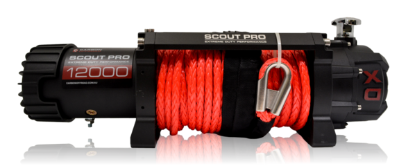 Carbon Scout Pro 12.0 Extreme Duty 12000lb Fast Electric Winch V2