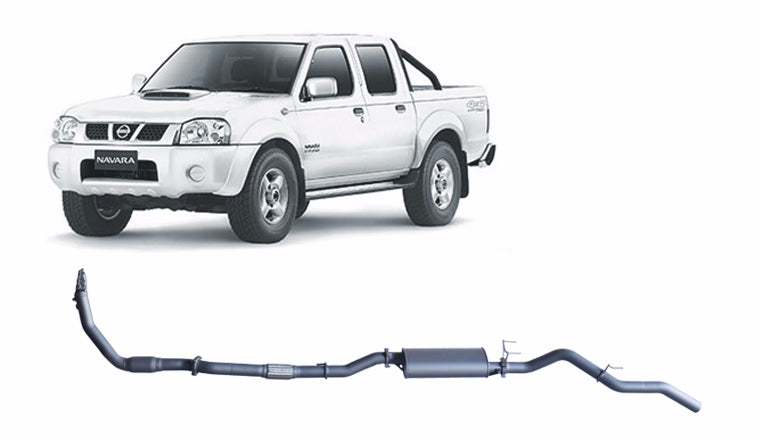 Redback Extreme Duty Exhaust to suit Nissan Navara D22 3.0L (11/2001 - 12/2006)