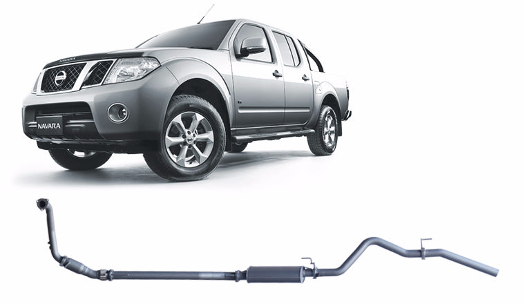 Redback Extreme Duty Exhaust to suit Nissan Navara D40 3.0L V6 (01/2011 - 07/2015)