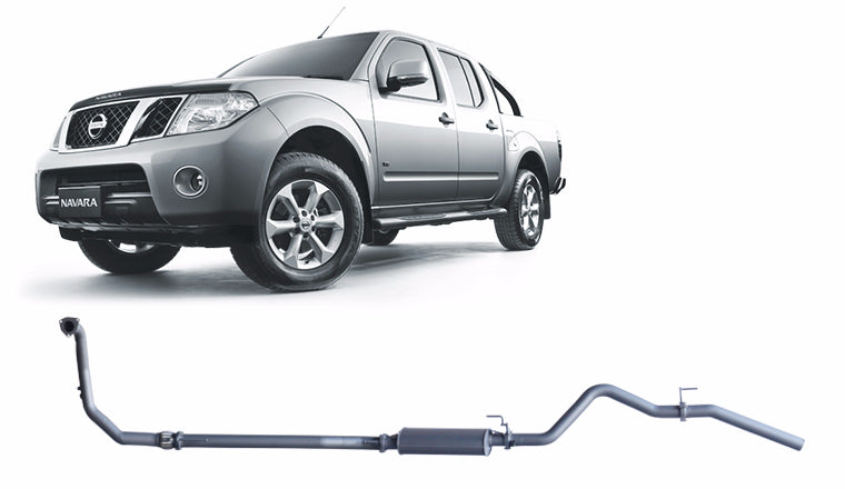 Redback Extreme Duty Exhaust to suit Nissan Navara D40 3.0L V6 (01/2011 - 07/2015)