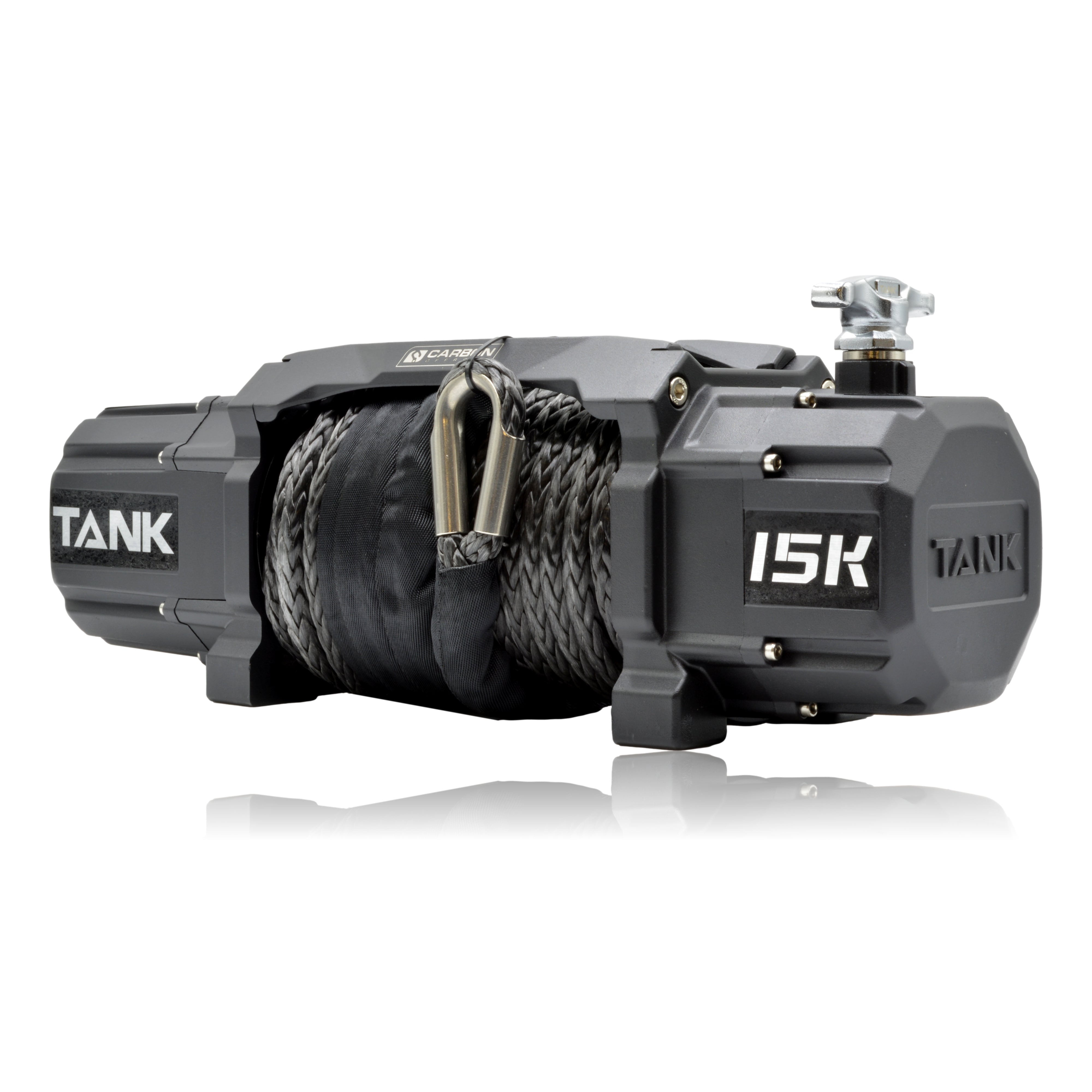 Carbon Tank 15000lb Large 4x4 Winch Kit IP68 12V