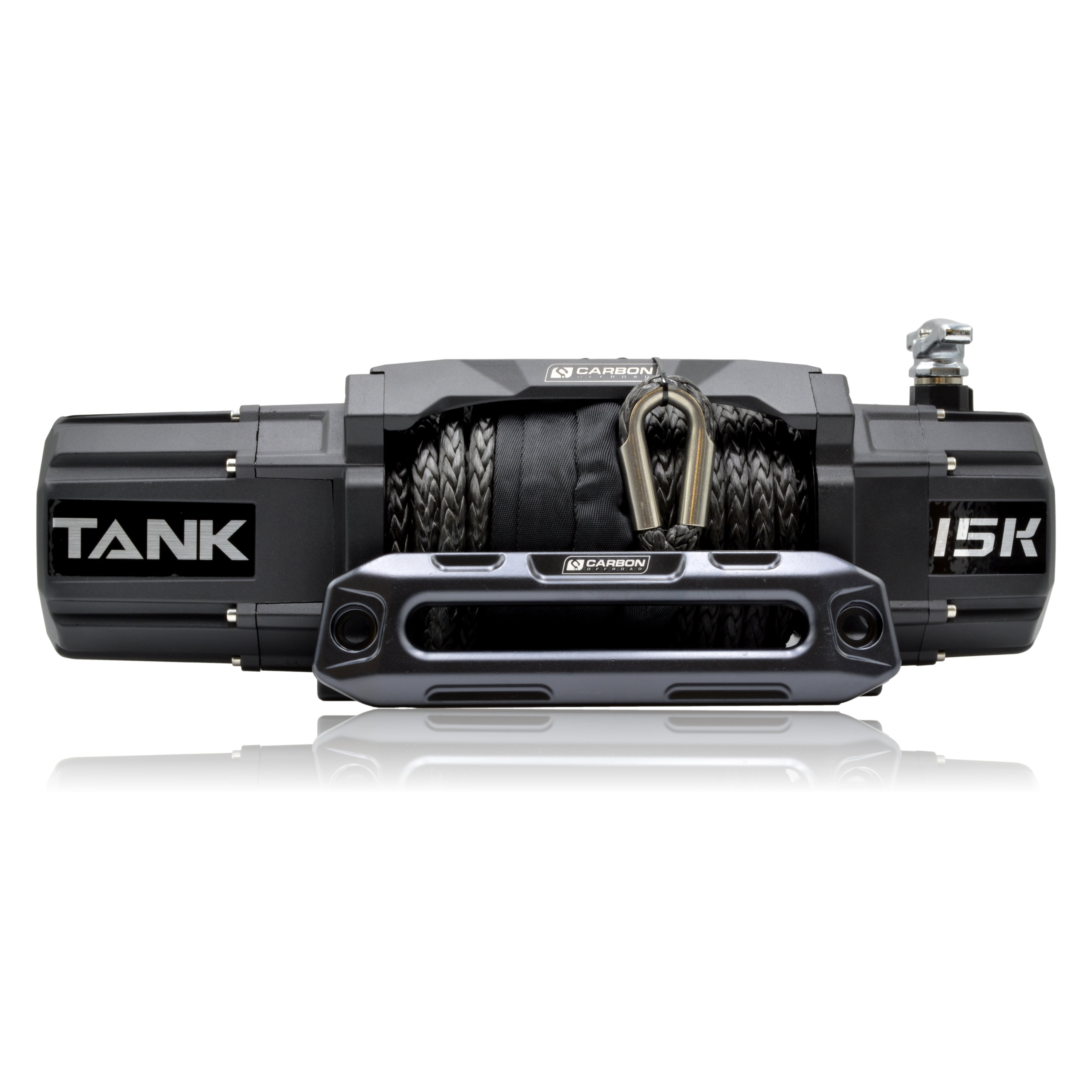 Carbon Tank 15000lb Large 4x4 Winch Kit IP68 12V